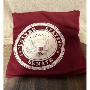 United States Senate Red Blanket 6.5ft Long And  5ft Wide
